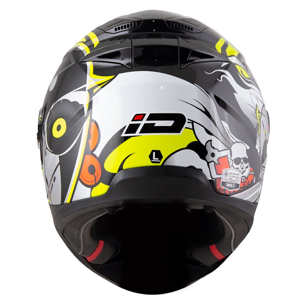 ID HELMET SPYDER D3 MATT BLACKCHROME VISOR